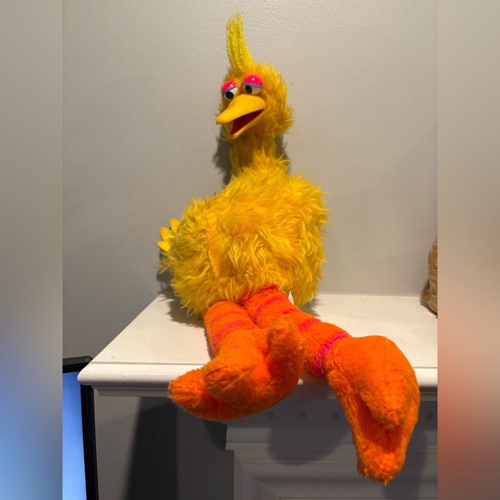 Vintage 1980s Sesame Street Talking Big Bird